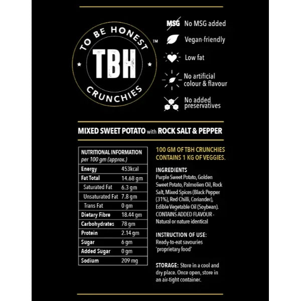 Pack of 9 - To Be Honest Chips Range 690g - Orgoshops