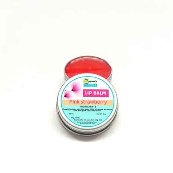 Kusum’s Naturals Lip Balm - Pink Strawberry - 9g - Orgoshops