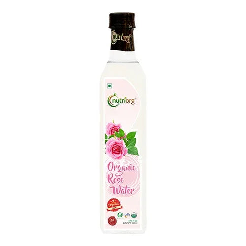 Nutriorg Certified Organic Rose Water - 250 ml - Orgoshops