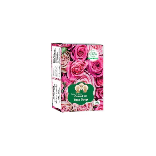 Veena Rose Natural Soap - 100g ( pack of 2 ) - Orgoshops