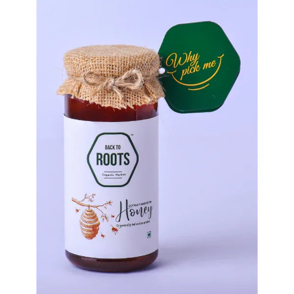 Back To Roots : Natural Honey / Thean - 300g - Orgoshops