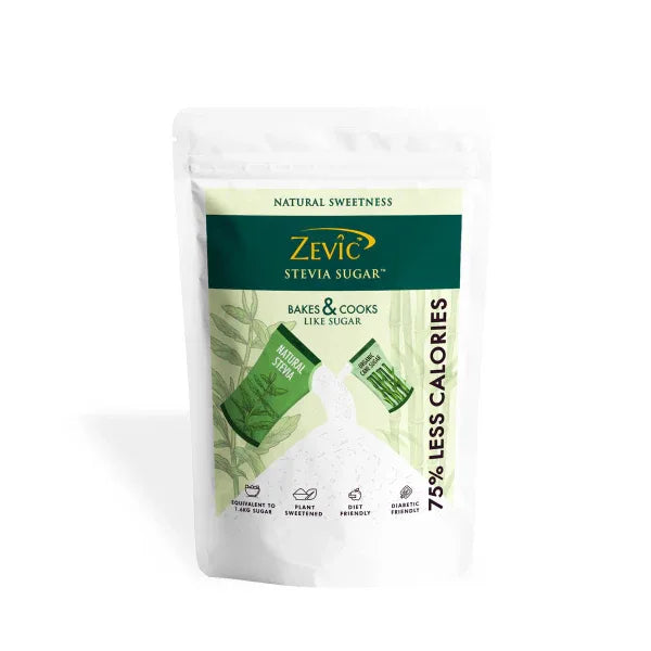Zevic Stevia Sugar 400gm - Orgoshops