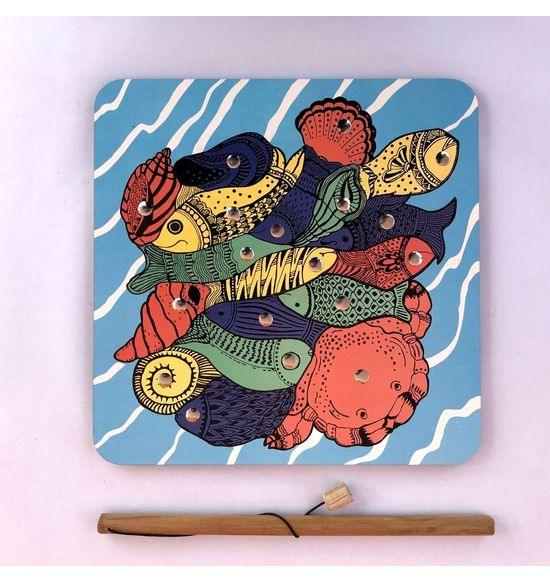 Ancient Living Samudra Wooden Puzzle Board Game - Orgoshops