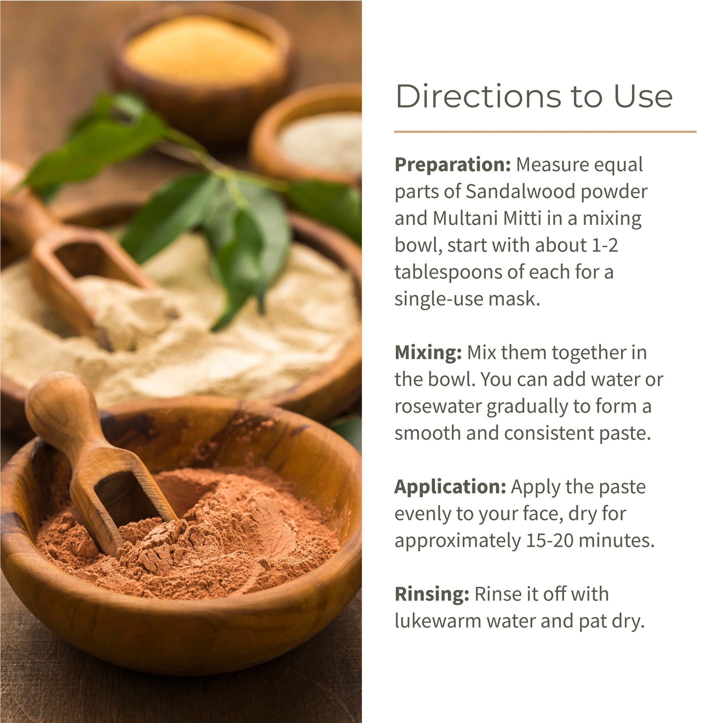 Ecotyl Face Pack Combo - Sandalwood Powder and Multani Mitti | Duo for Skin Brightening and Glow - 100g + 150g - Orgoshops