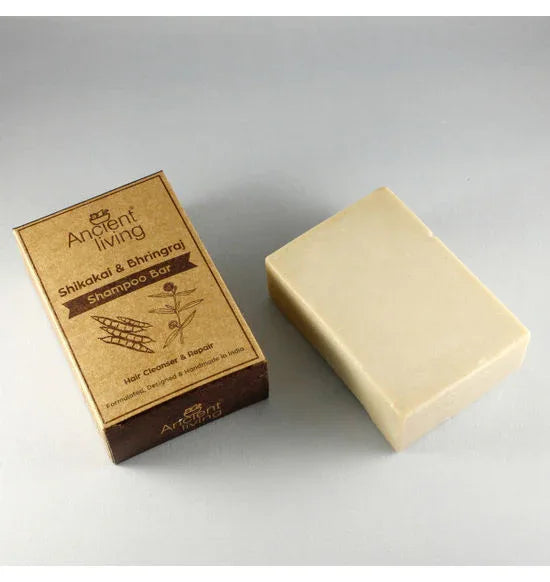 Ancient Living Shikakai and Bhringraj Shampoo Bar - 100 G - Orgoshops