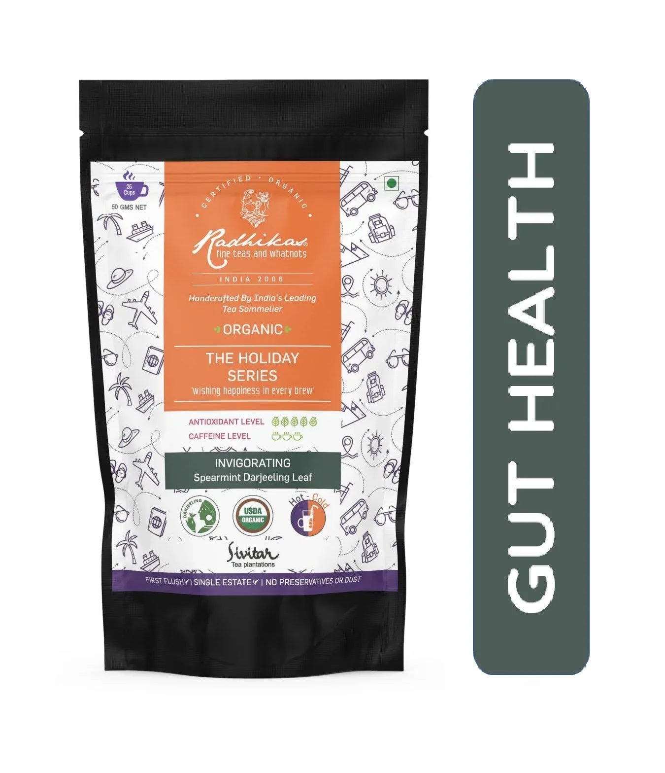 Invigorating Spearmint | Cold & Hot Brew | (50 gm) CupsMakes 25 - Orgoshops