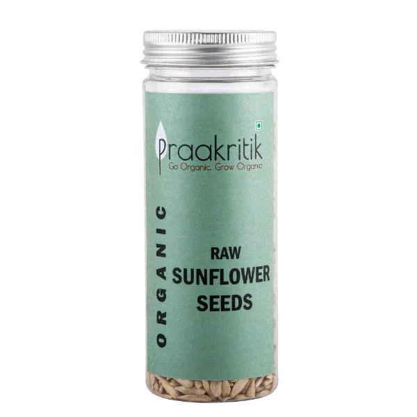 Praakritik Organic Raw Sunflower Seeds-150g - Orgoshops
