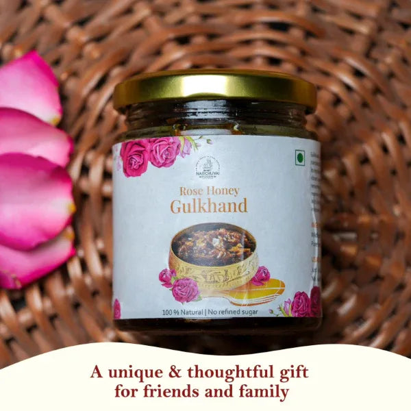 Narchuvai : Rose Honey Gulkand / Gulkand - 200 g - Orgoshops