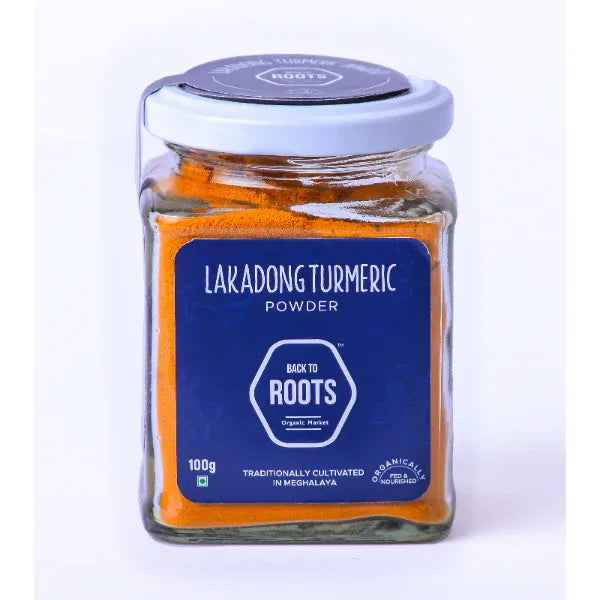 Back to Roots : Turmeric Powder / Haldi Powder - 100g - Orgoshops
