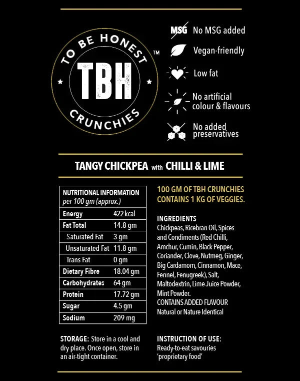 Pack of 3 - Tangy Chickpeas Chilli & Lime 330g - Orgoshops
