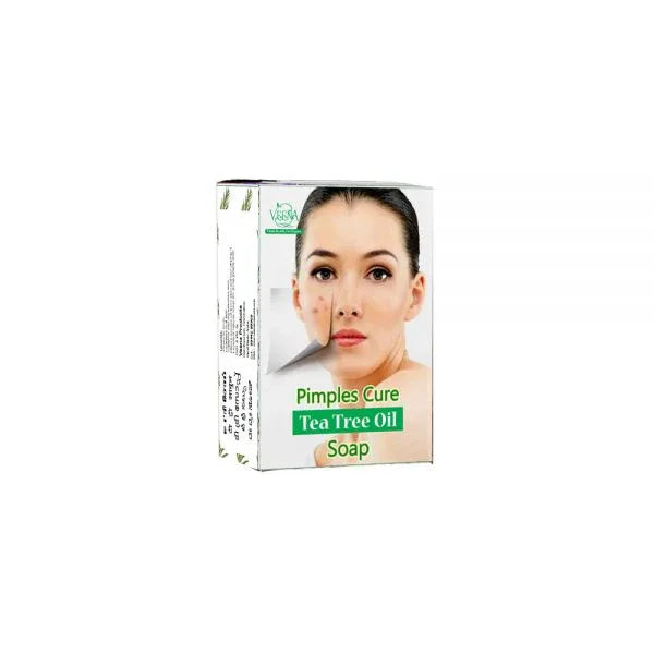 Veena Pimples Cure Tea Tree Oil Soap - 100g ( Pack of 2 ) - Orgoshops