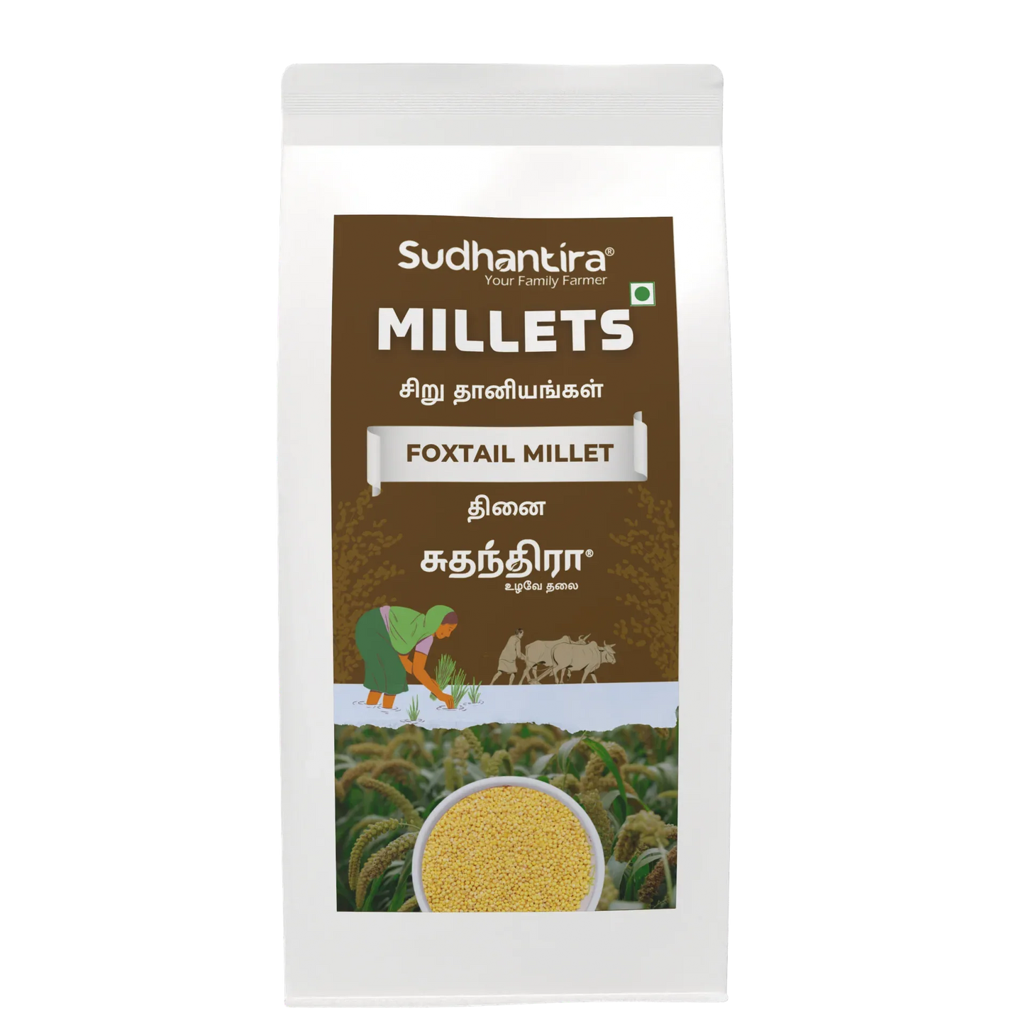 Sudhantira Foxtail Millet - 1kg - Orgoshops