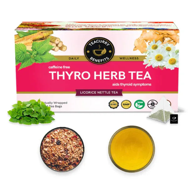 Thyroid Tea/ Thyro Herb Tea To Help Thyroid Hormones (TSH, T3, T4)-100g(30 Bags) - Orgoshops