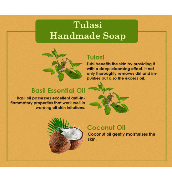 Tulsi Luxury Handmade Soap -100gm
