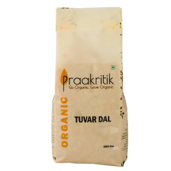 Praakritik Organic Tuvar Dal-500g - Orgoshops