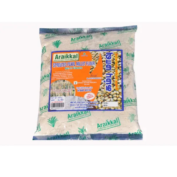 Araikkal Mulaikattiya Kambu Maavu / Kambu Flour - 500 g (Pack of 3) - Orgoshops