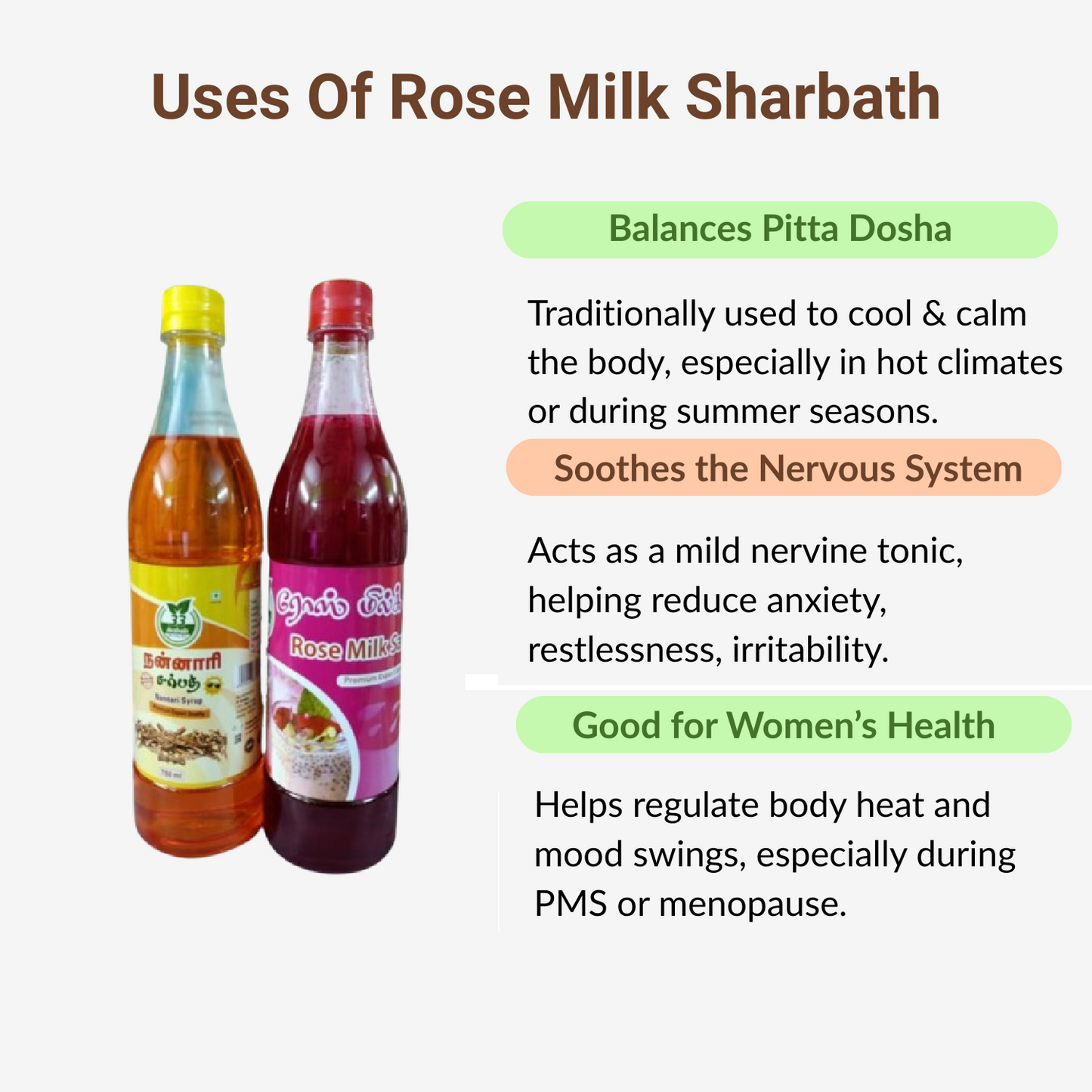 Uses of Rose Milk Sharbath