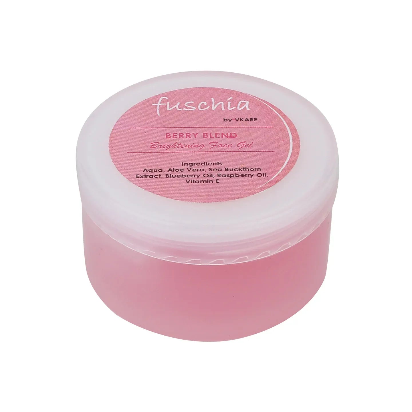 Fuschia Brightening Face Gel - Berry Blend - 50g - Orgoshops