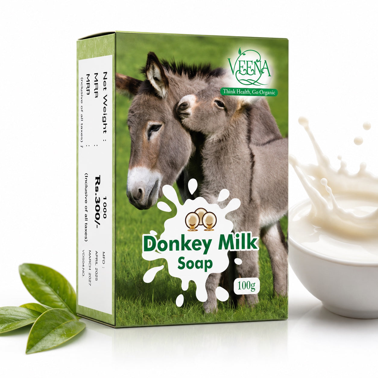 Veena Donkey Milk Soap - 100g