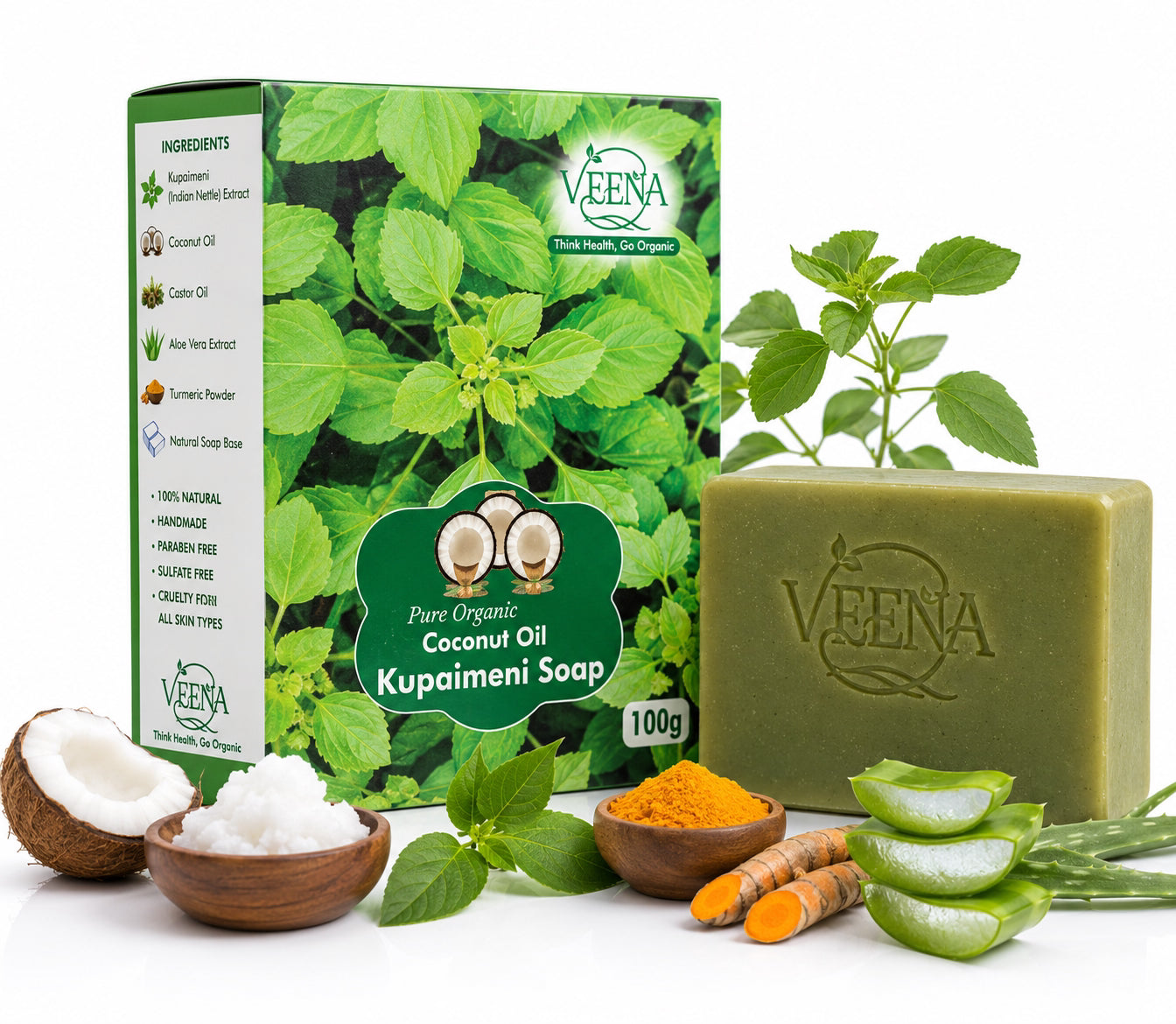 Veena Kupaimeni Soap - 100g ( Pack of 2 )