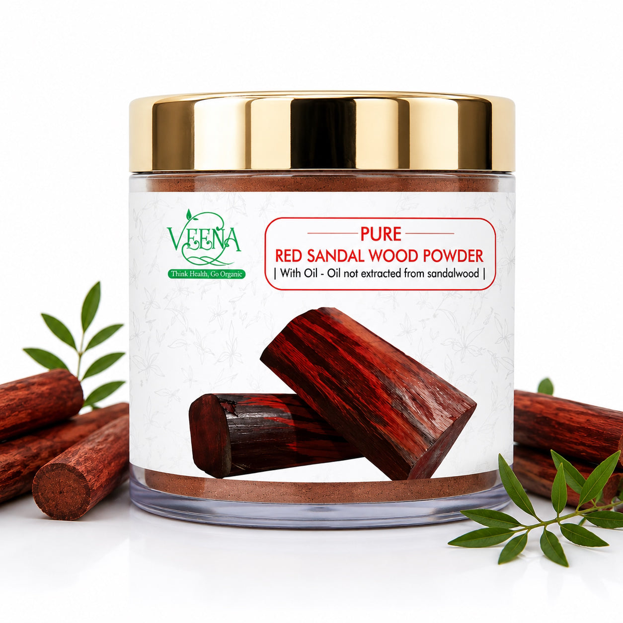 Veena Red Sandalwood Powder - 25g