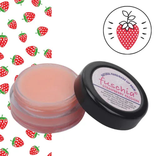 Fuschia Strawberry Passion Lip Balm - Orgoshops