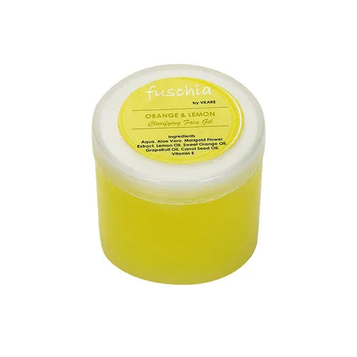 Fuschia Clarifying Face Gel - Orange & Lemon - 100g - Orgoshops