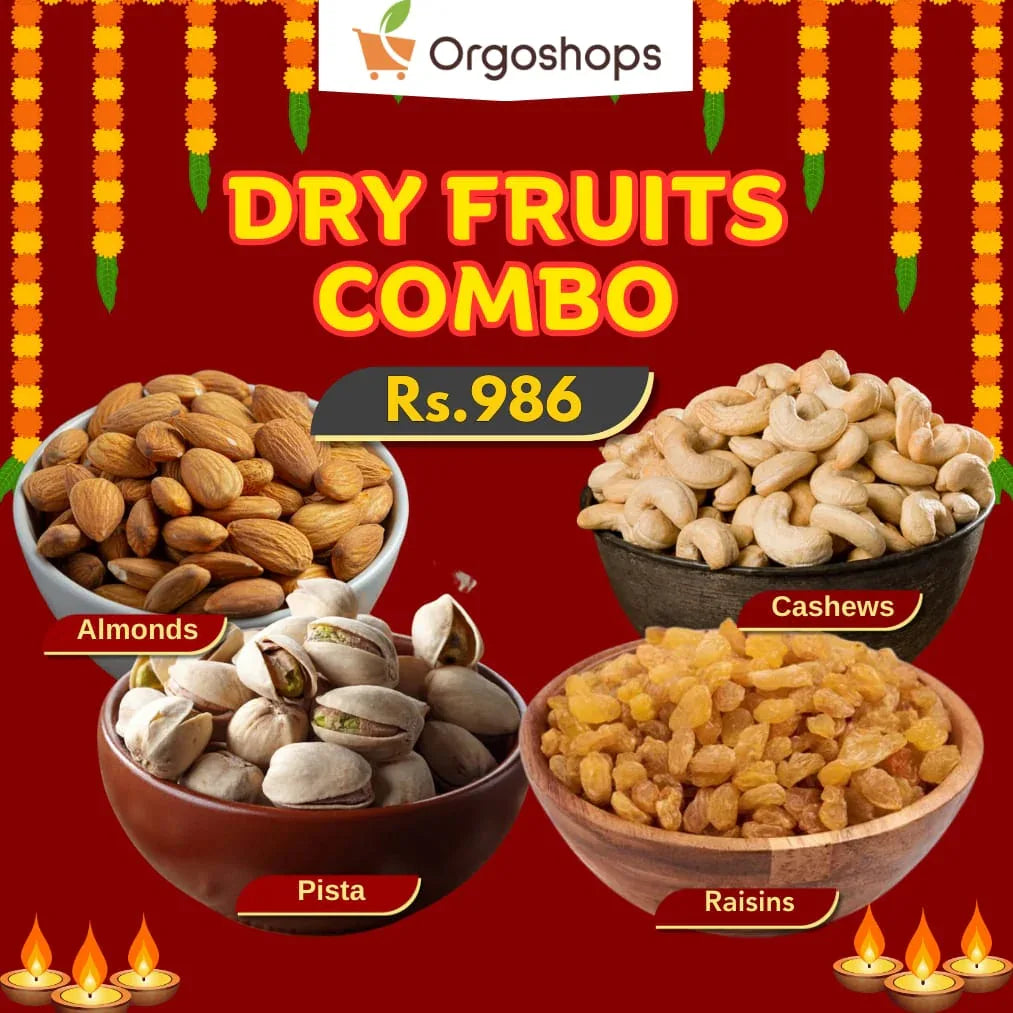 Diwali Delight Combos of Dry Fruits - Orgoshops