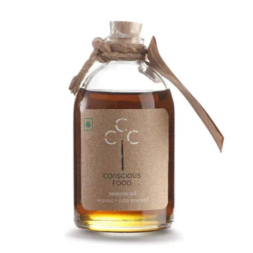 Sesame Oil - Organic Cold Pressed Oil (Chekku Ghani) - 500ml - Orgoshops