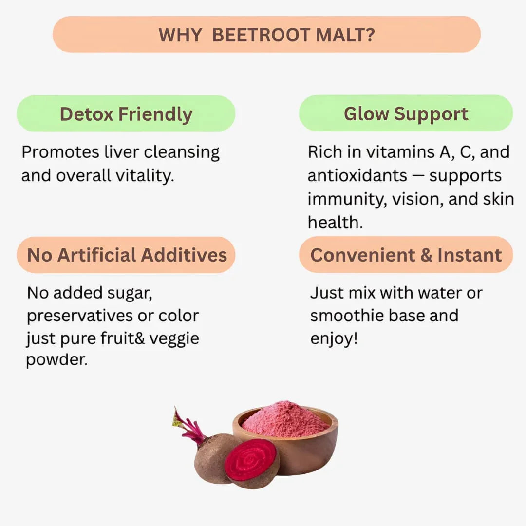 Karai Uzhavan Kudil Beetroot Malt - 125 g - Orgoshops