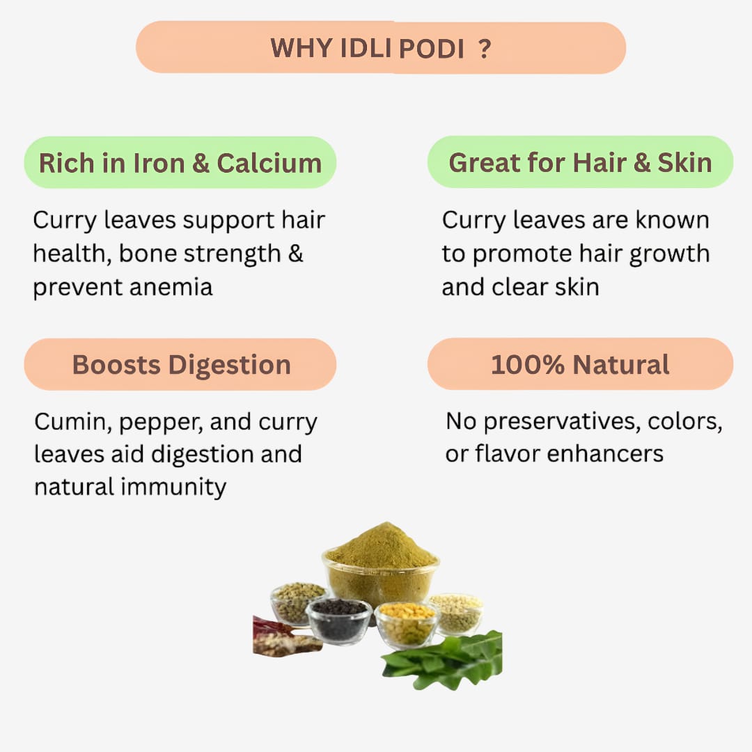 Shree Home Food Idly Podi - 250 g