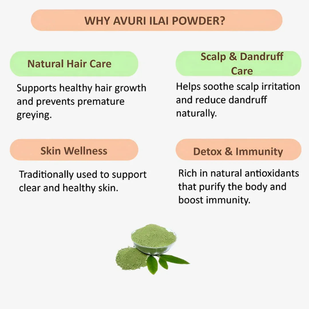 Gj Global Indigofera Tinctoria Powder | Avuri ilai Powder - 50 g - Orgoshops