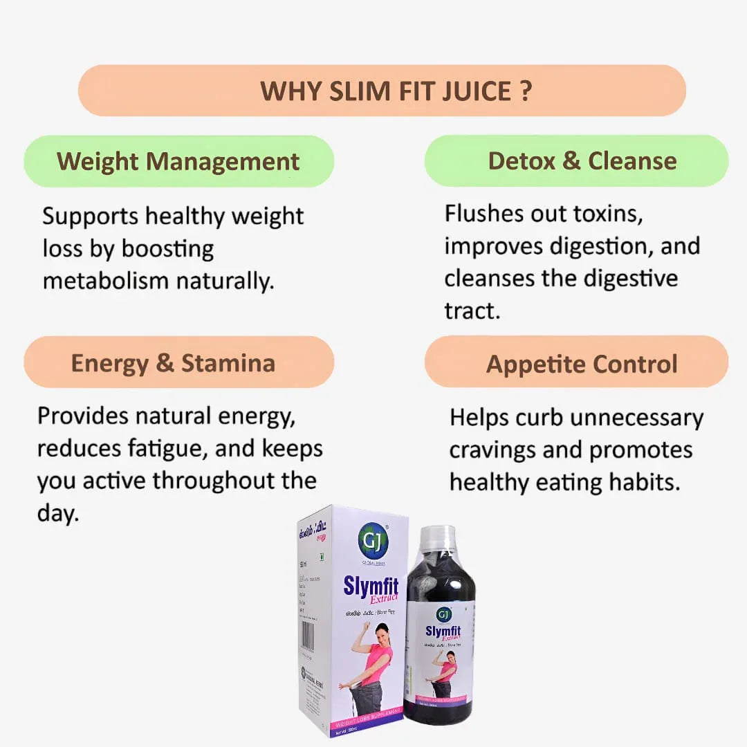 Gj Global Slim Fit Juice - 500 ml - Orgoshops