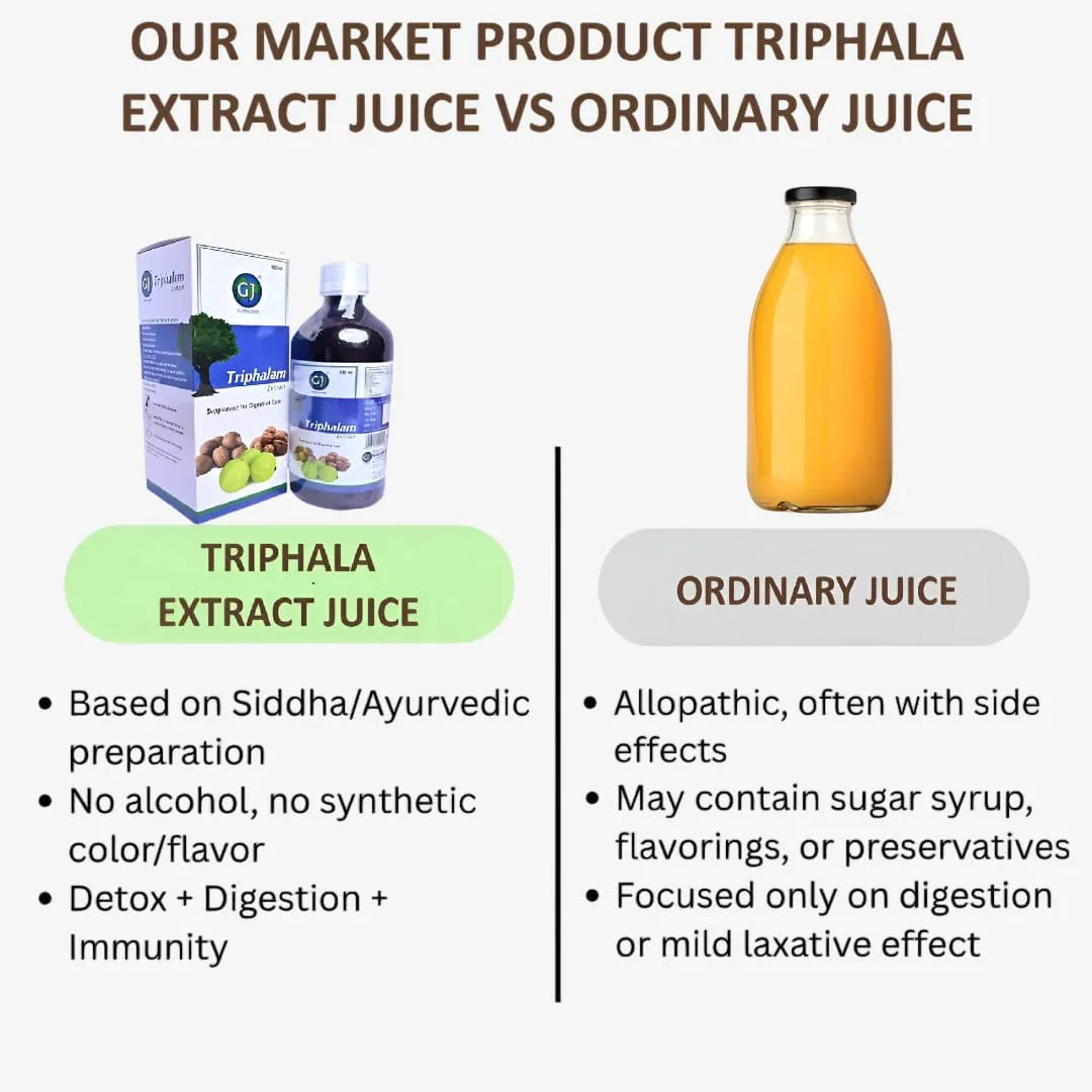 Gj Global Triphala Extract Juice - 500 ml - Orgoshops