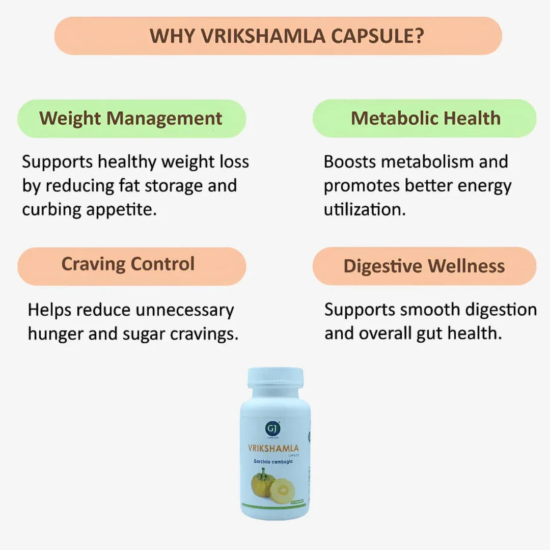 Gj Global Vrikshamla Capsules - 50 Capsules (500 mg) - Orgoshops