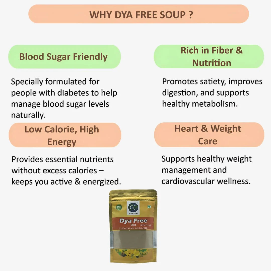 Gj Global Dya Free Soup - 100 g - Orgoshops