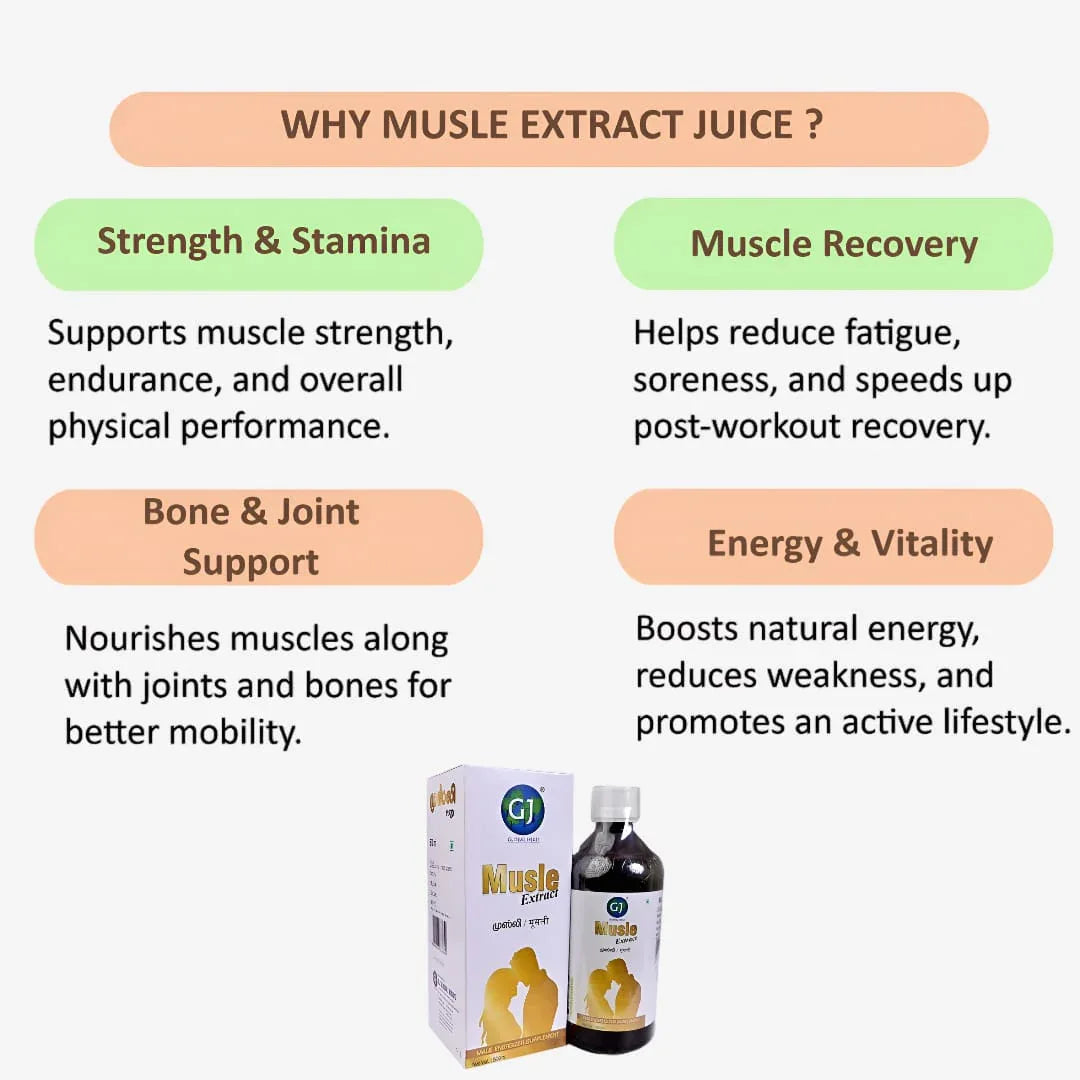 Gj Global Musle Extract Juice - 500 ml - Orgoshops