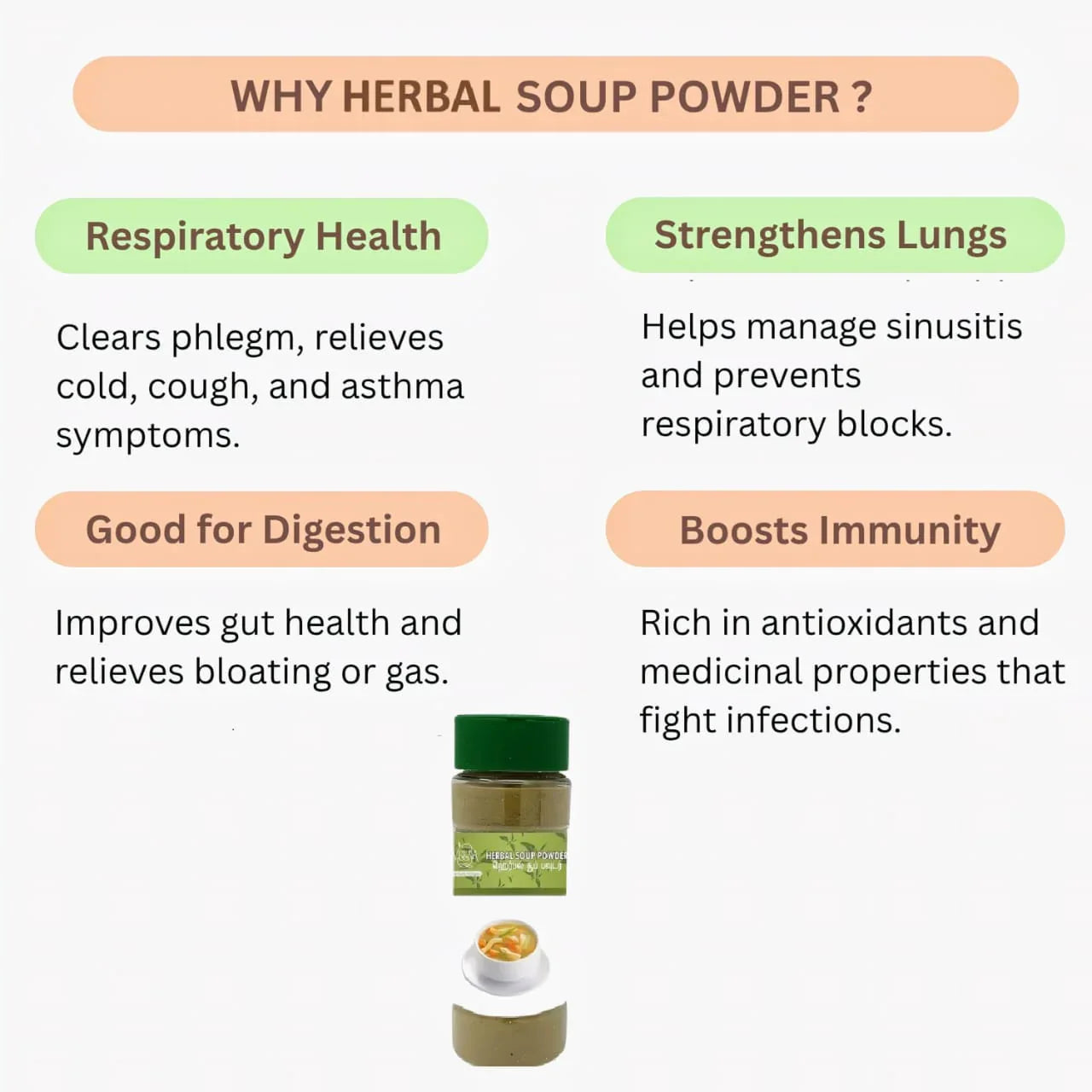 Veena Herbal Soup Powder - 100g ( Pack of 2 ) - Orgoshops