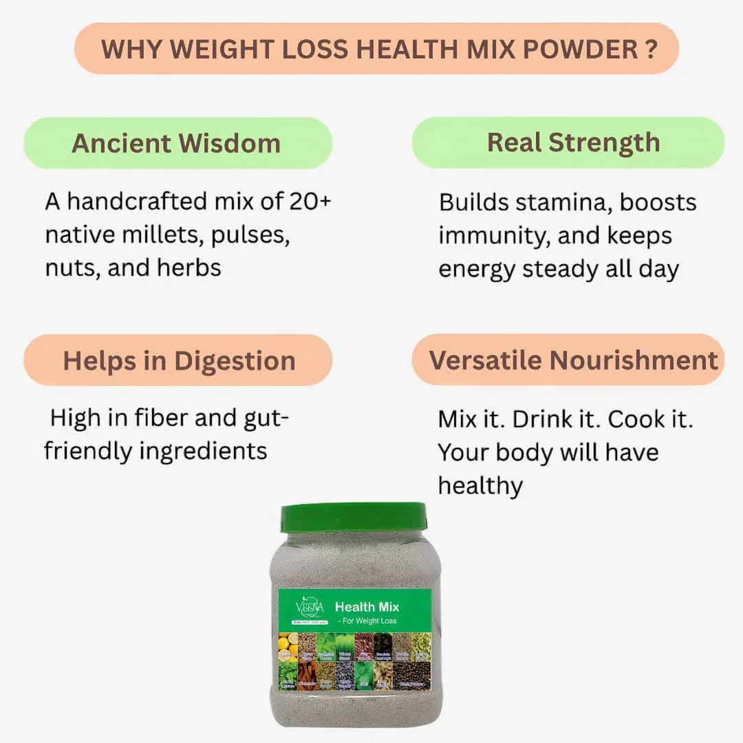 Veena Weight Loss Health Mix Powder - 200g - Orgoshops
