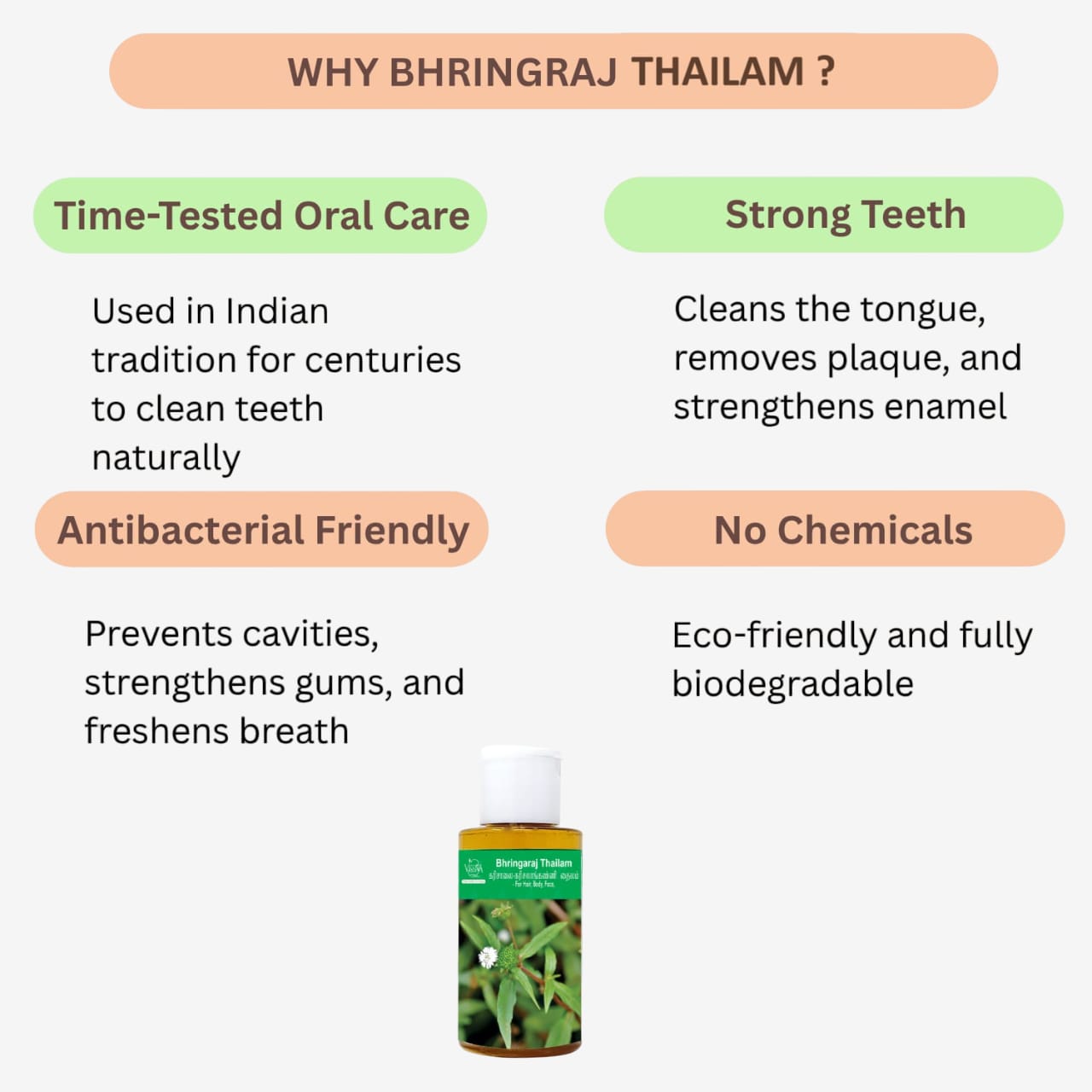 Veena Bhringaraj Thailam - 100ml ( Pack of 2 )