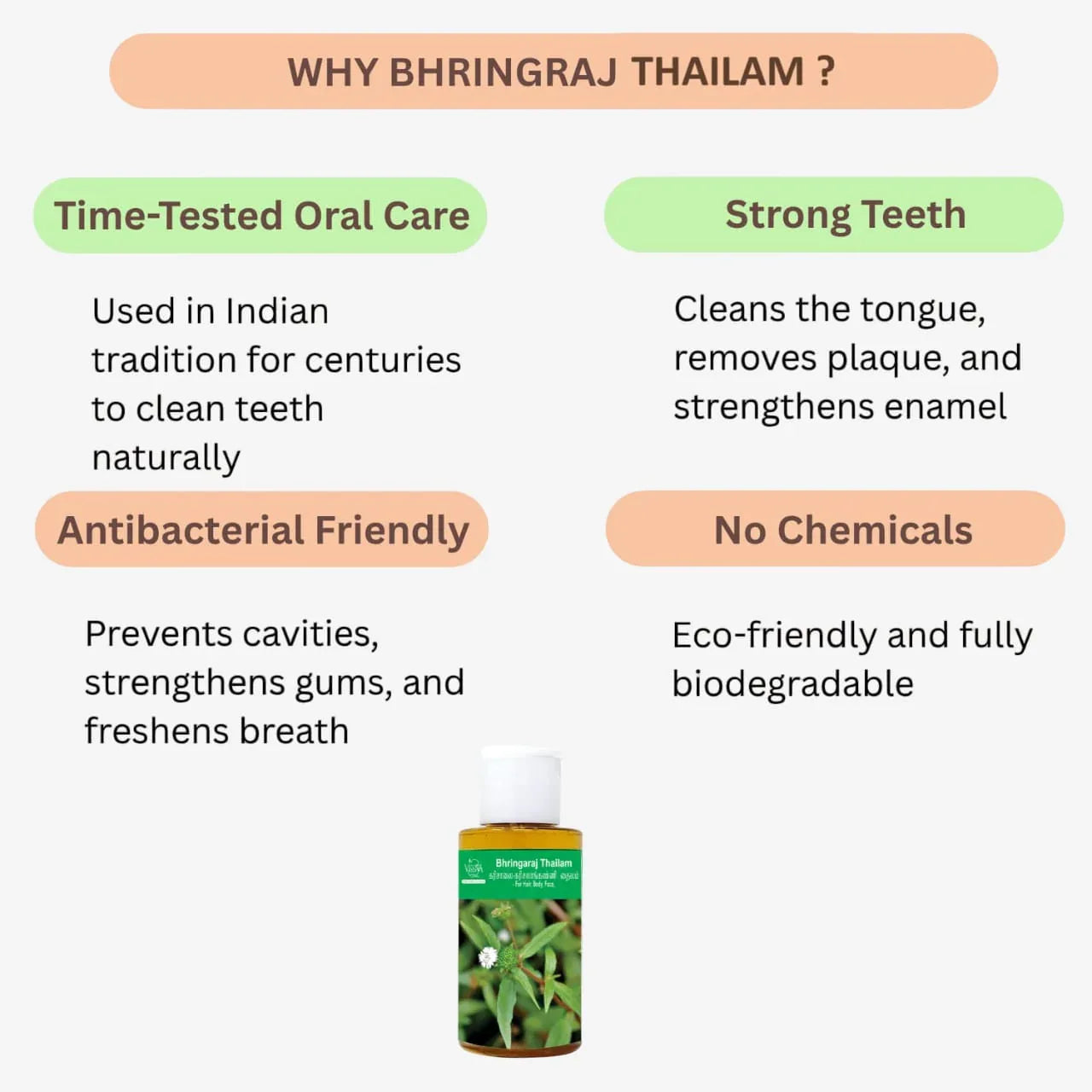 Veena Bhringaraj Thailam - 100ml ( Pack of 2 ) - Orgoshops