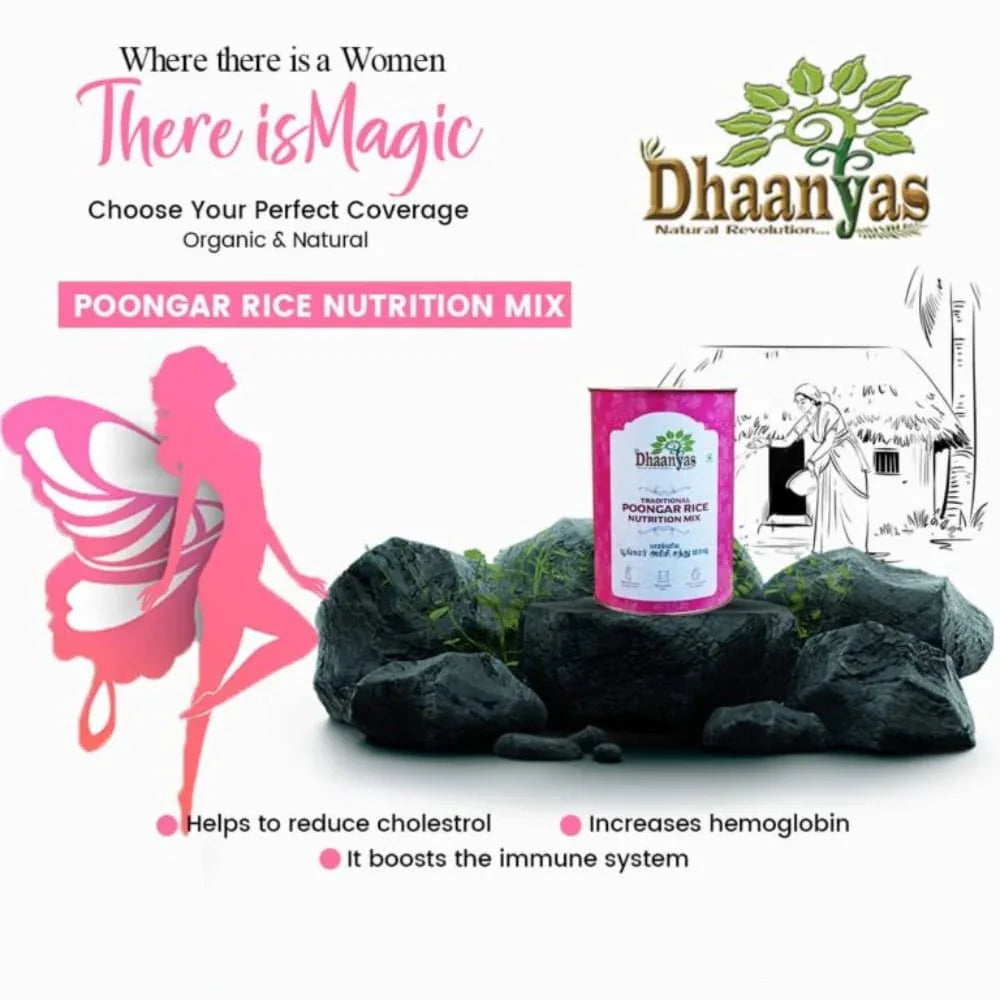 Dhaanyas Poongar Rice Nutrition Mix - 500 Gms - Orgoshops