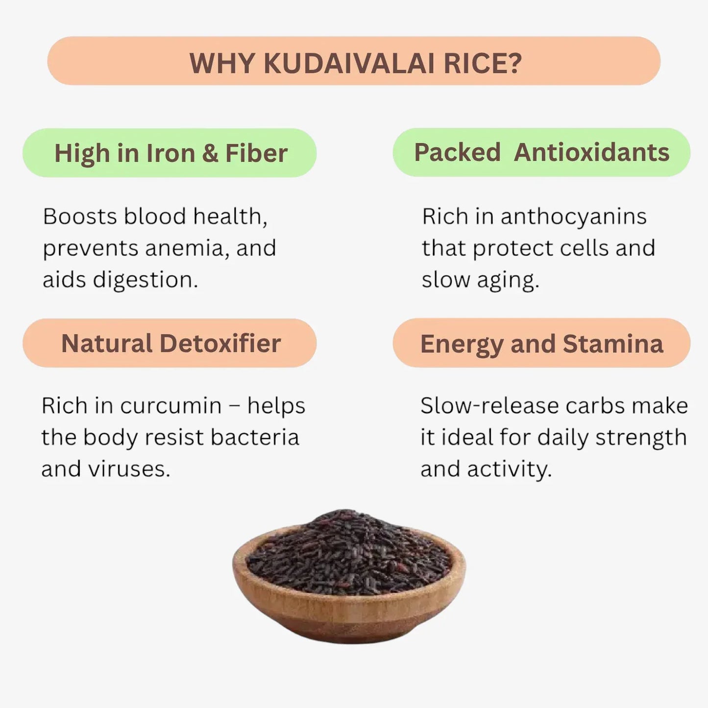 Thaiman Organic Kudaivalai Rice - 2 kg - Orgoshops