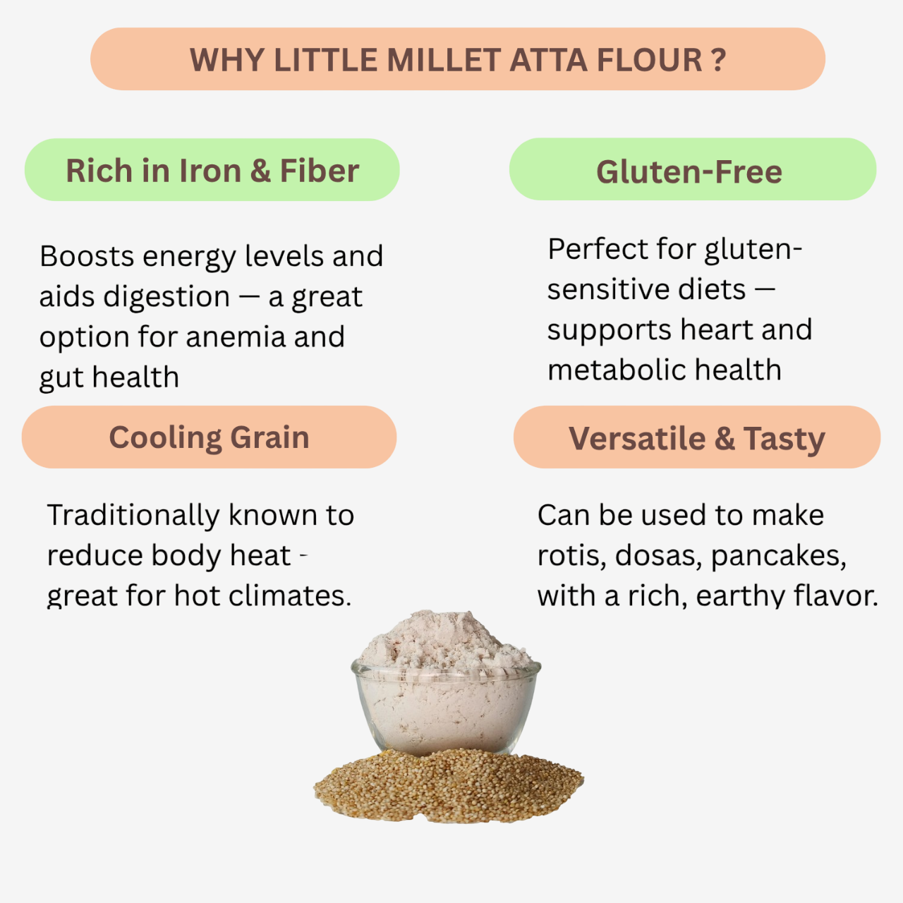 Why Little Millet Atta Flour