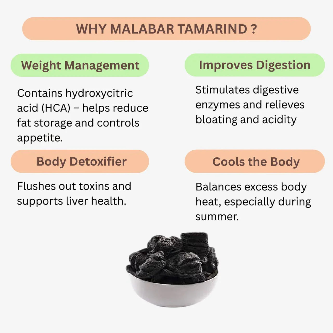 Veena Malabar Tamarind ( Kudampuli ) - 200gm ( Pack of 2 ) - Orgoshops