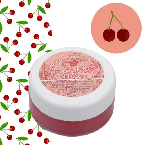 Fuschia - Cherry Red Lip Balm - Orgoshops