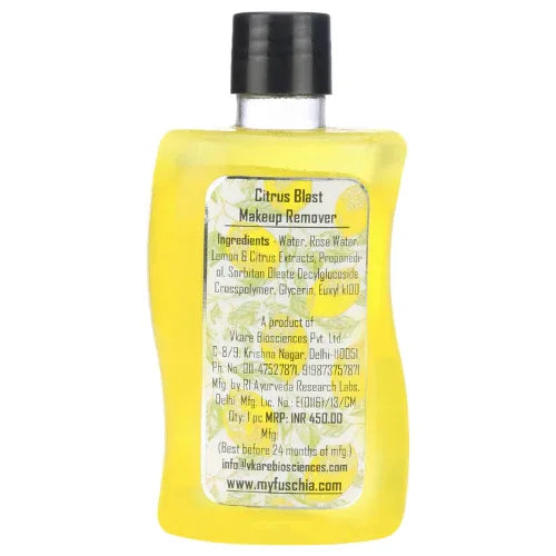 Fuschia Make-up Remover - Citrus Blast - 100 ml - Orgoshops