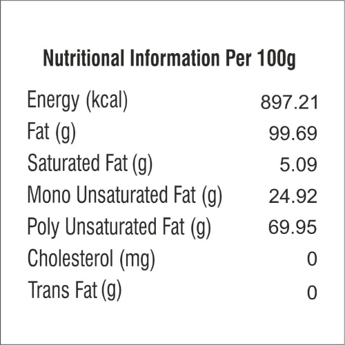 Nutriorgo Certified Organic Yellow Mustard Oil - 500ml Glass Bottle