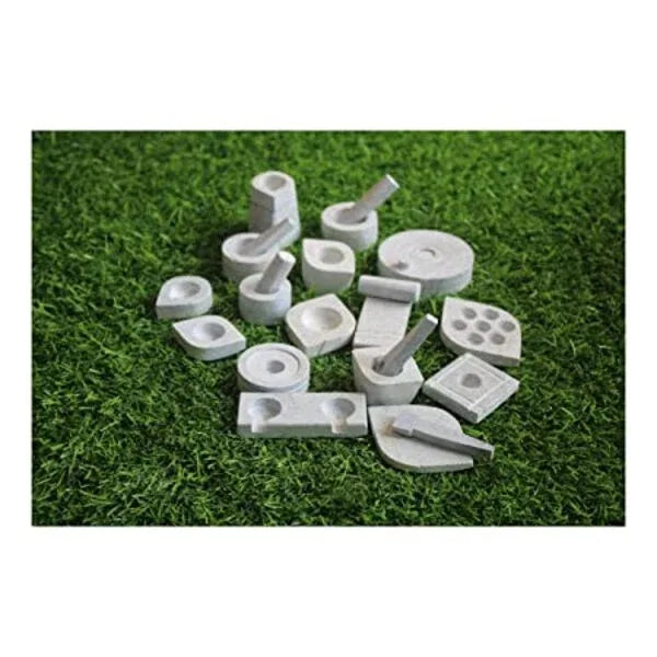 MYNAKSHA Miniature Kitchen Set Natural Stone Set For Kids - Orgoshops