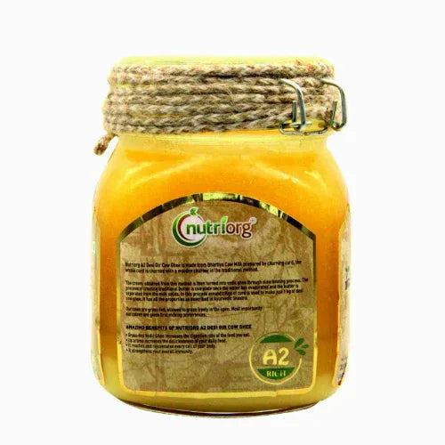 Nutriorg Desi Gir Cow Ghee - 1000 ml - Orgoshops
